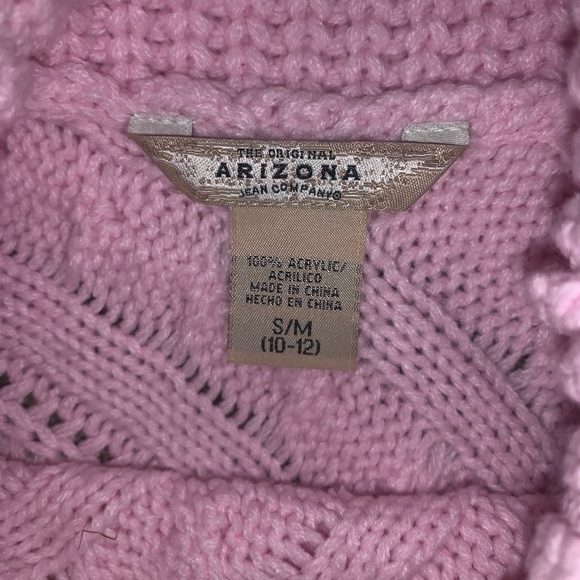 Pink poncho style sweater - Picture 3 of 4